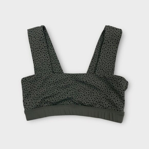 Anthropologie Allfenix Women Small Green Sports Bra Activewear Gym Athleisure - Picture 1 of 5